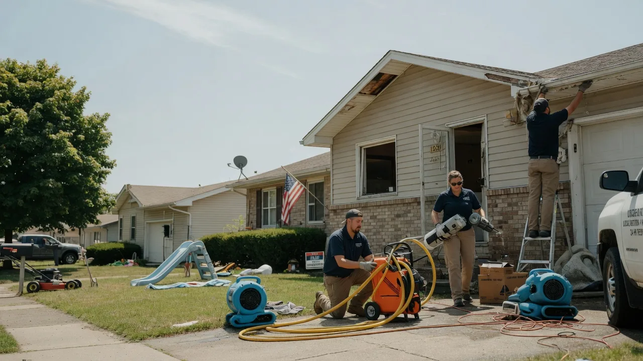 Water Damage Restoration in Tampa, KS near me